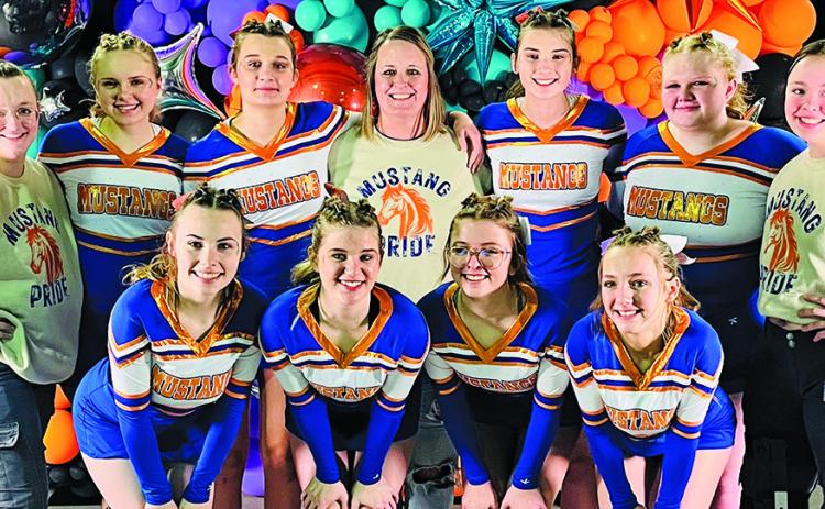 Mustang Cheer finishes seventh at State Championships in G.I.